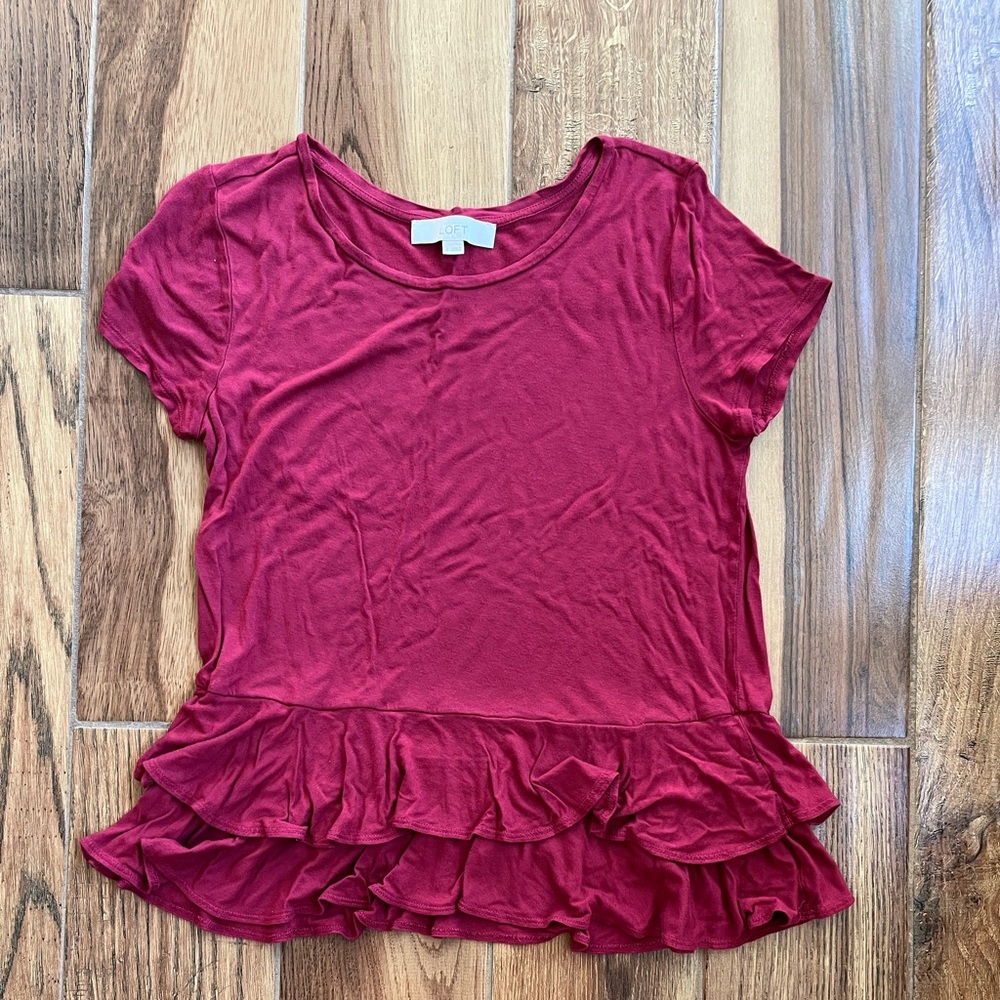 Burgundy Loft Top